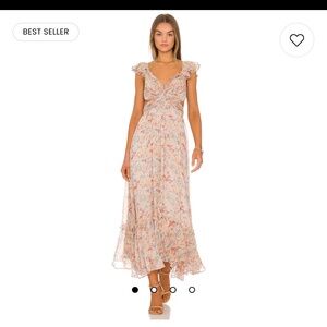 NWT ASTR the Label Primrose Dress Peach multi floral